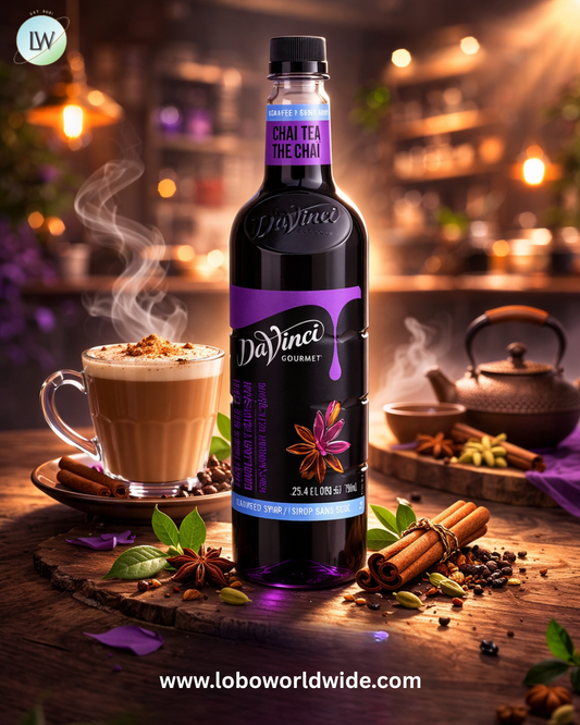 DaVinci Gourmet 750 mL Sugar Free Chai Tea 7:1 Concentrate