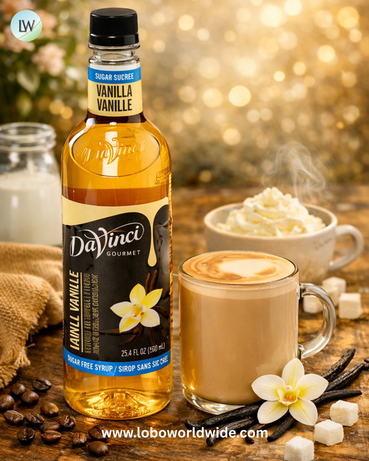 DaVinci Gourmet Sugar-Free Vanilla Syrup, 25.4 Fluid Ounces (Pack of 4)