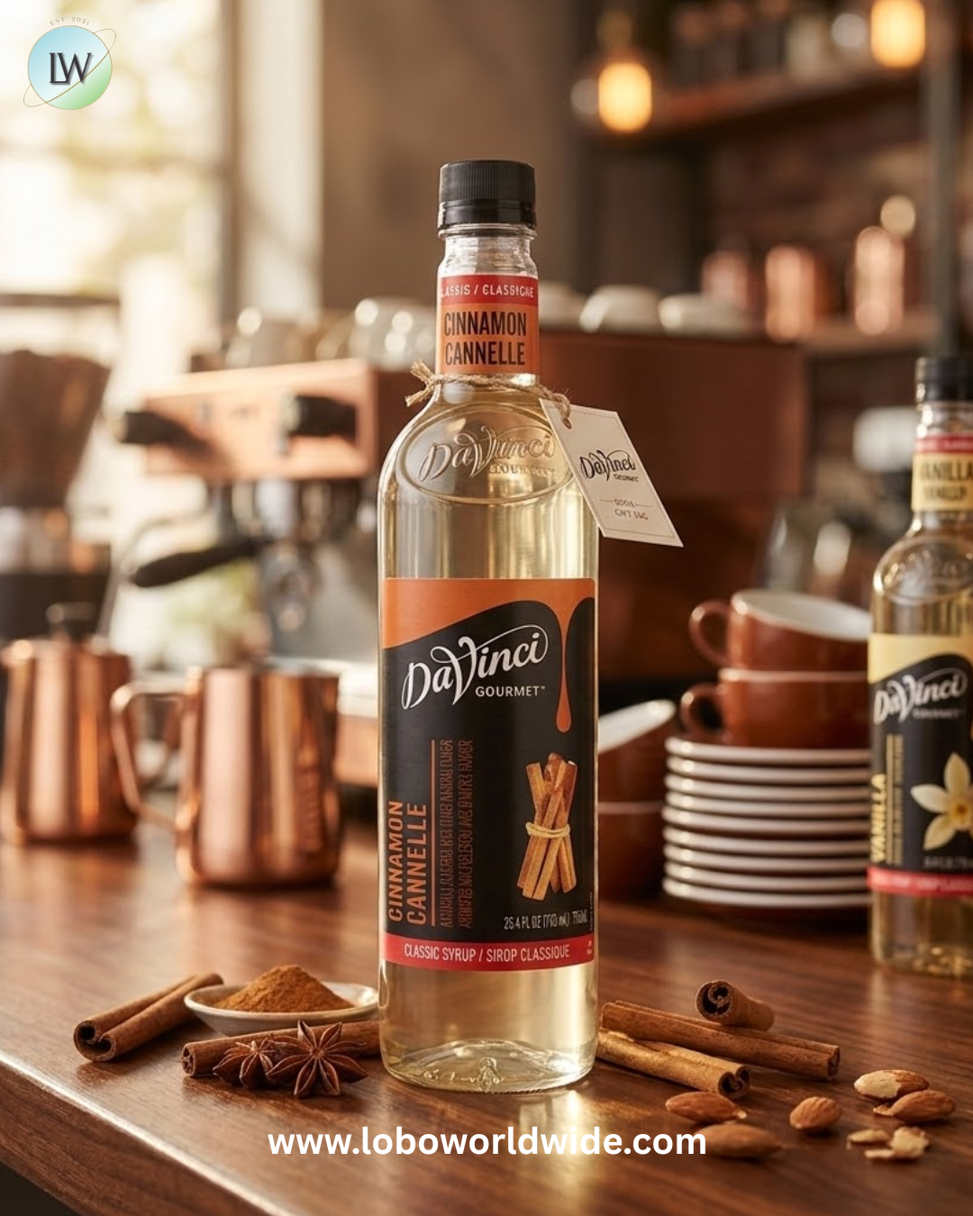 DaVinci Gourmet Classic  Flavoring Syrup 750 mL-4/case(various flavours)