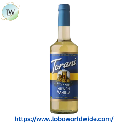 Torani Sugar Free French Vanilla Flavoring Syrup 750 mL