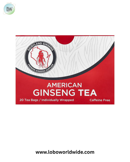 Dairyland Ginseng, American Ginseng Tea, Caffeine Free , 20 Tea Bags