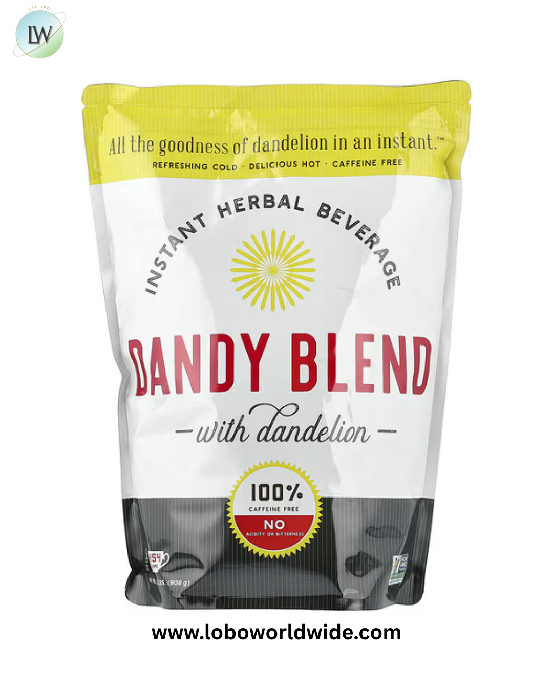 Dandy Blend, Instant Herbal Beverage with Dandelion, Caffeine Free