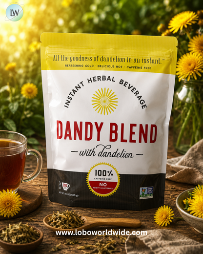 Dandy Blend, Instant Herbal Beverage with Dandelion, Caffeine Free