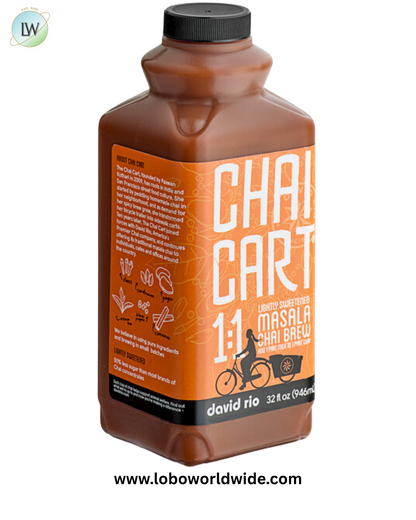 David Rio Chai Cart™ Masala Chai Brew Tea 1:1 Concentrate 32 fl. oz.
