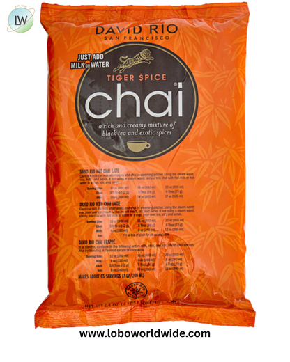 David Rio Tiger Spice Chai™ Tea Latte Mix 4 lb.