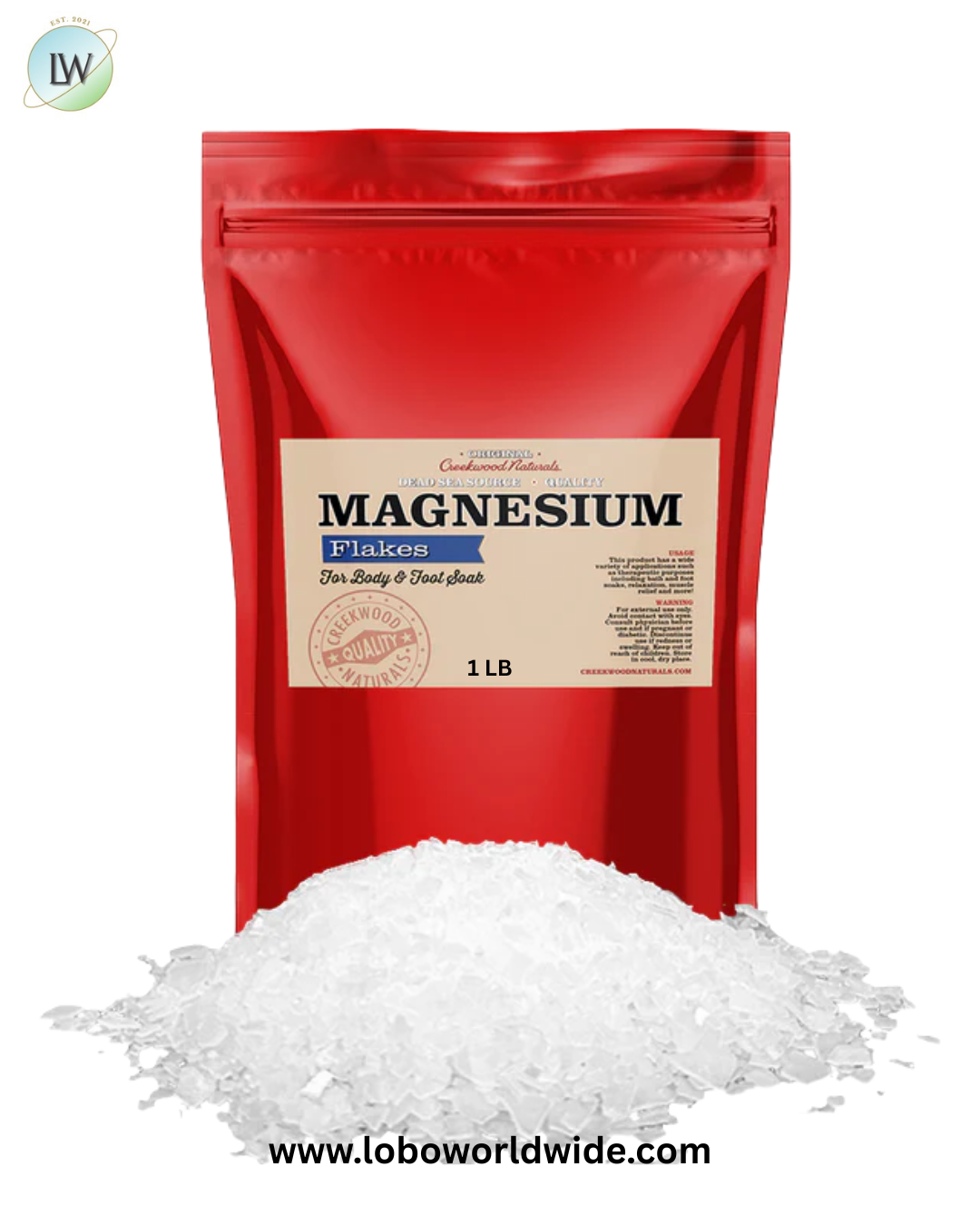 Dead Sea Magnesium Chloride Flakes