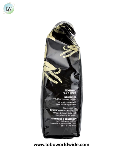 Death Wish Coffee, Ground Coffee, 10 oz (283 g)