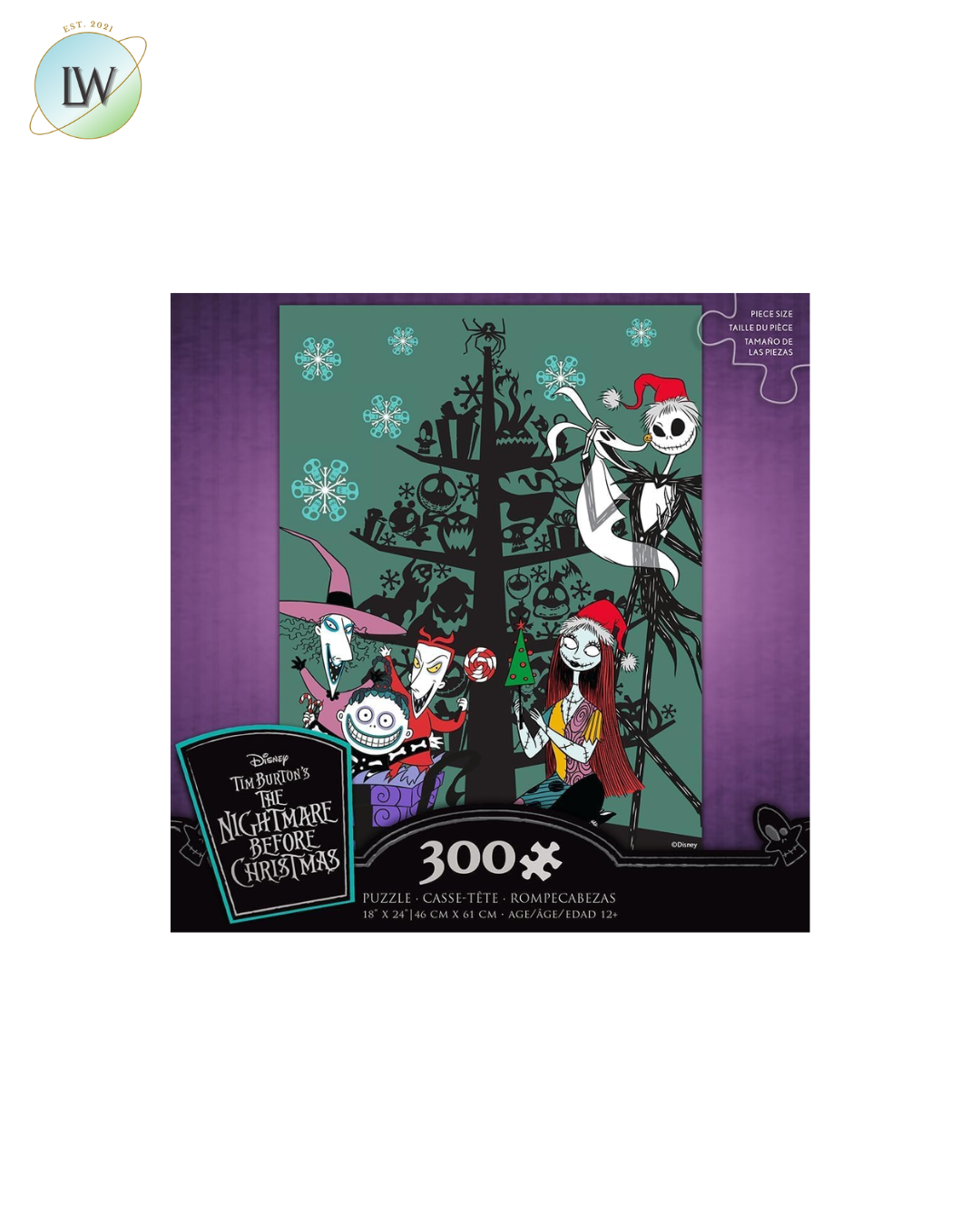 Disney - Tim Burton's Nightmare Before Christmas Tree - 300 Piece Puzzle