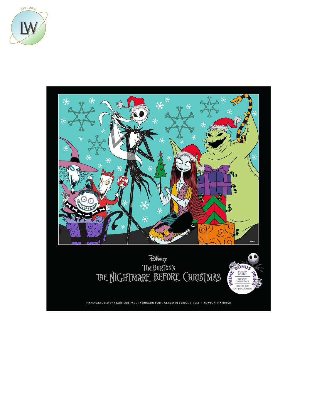 Disney Nightmare Before Christmas Party - 300 Large Piece Puzzle