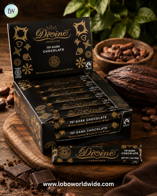 Divine Chocolate Snack Bar - 18ct