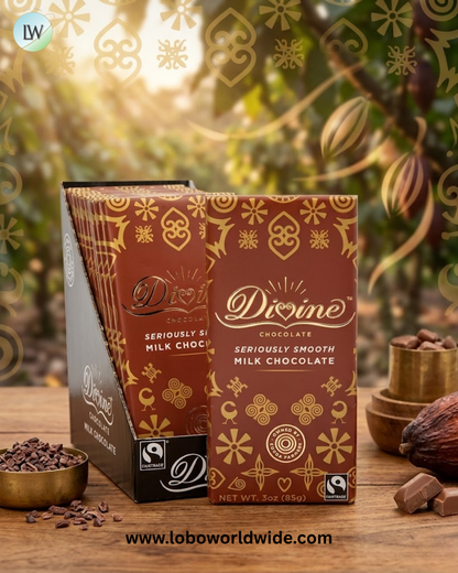 Divine Milk Chocolate Bar - 12ct
