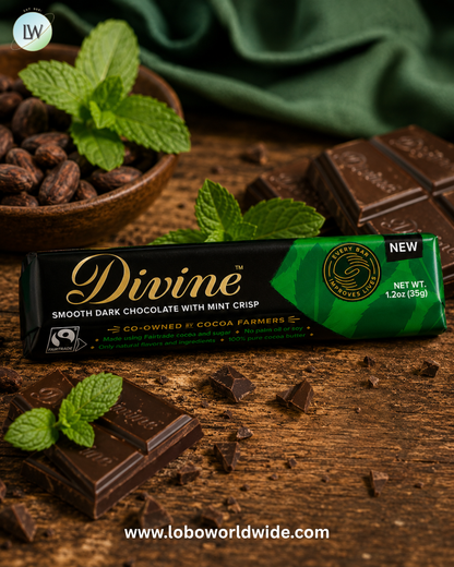 Divine Chocolate Snack Bar - 18ct