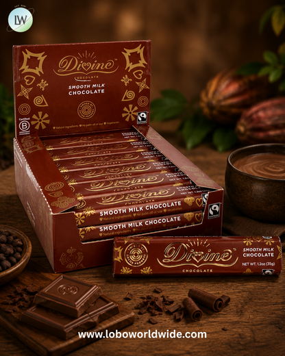 Divine Chocolate Snack Bar - 18ct