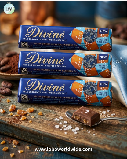 Divine Chocolate Snack Bar - 18ct