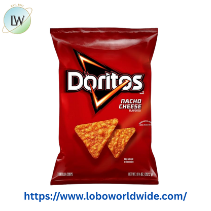 Doritos Nacho Cheese Flavored Tortilla Chips, 9.25 oz Bag