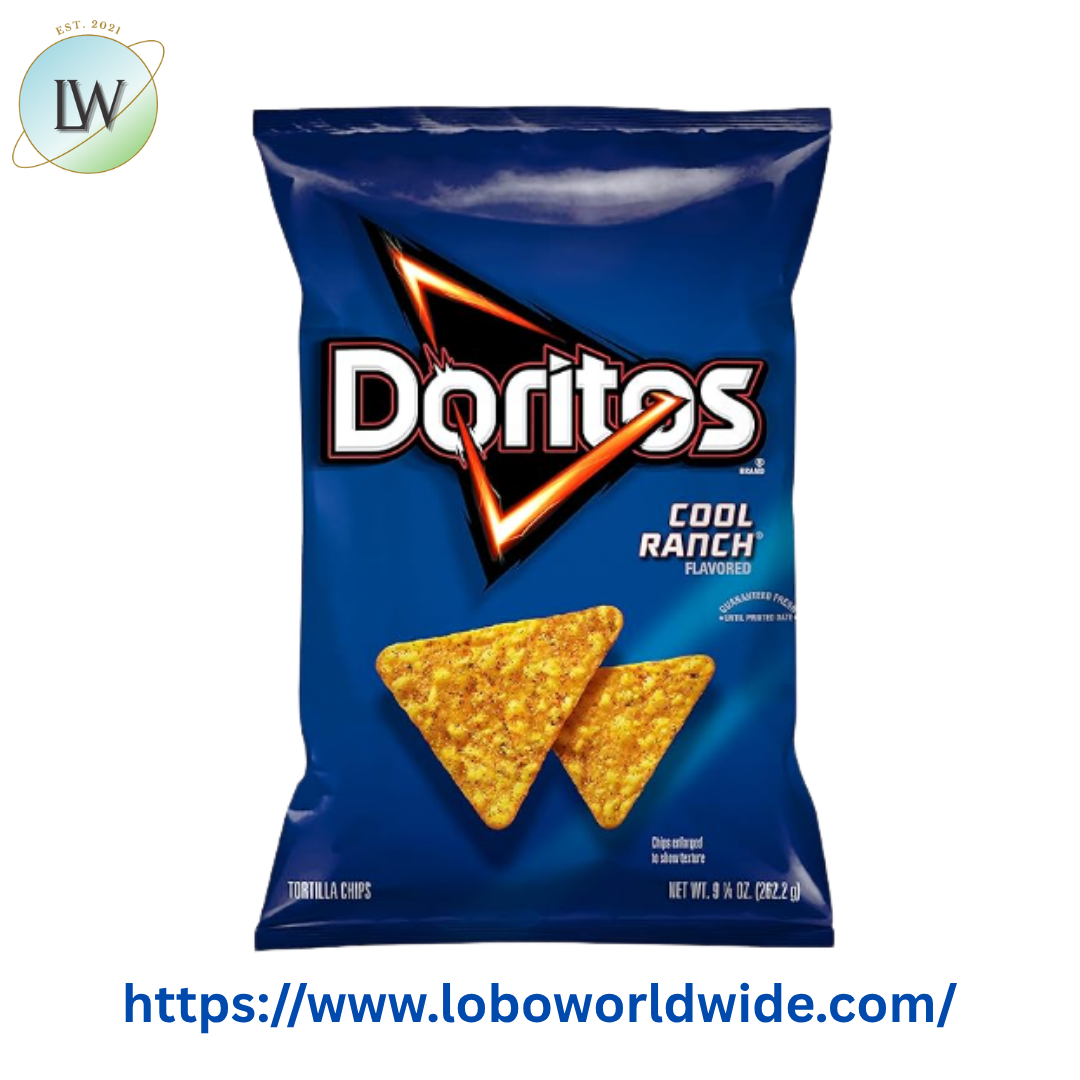 Cool Ranch Doritos Tortilla Chips Cool Ranch Flavor Snack Chips, 9.25 oz Bag ...