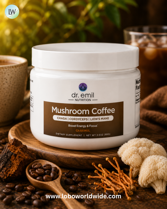 Dr. Emil Nutrition, Mushroom Coffee, Caramel, 3.5 oz (99 g)