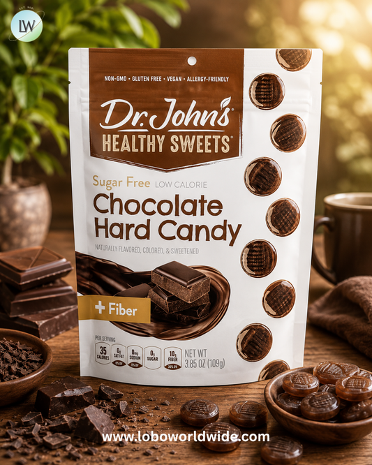 Dr. John's Healthy Sweets, Hard Candy, + Fiber, Sugar Free, 3.85 oz (109 g)