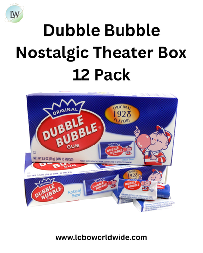 Dubble Bubble Nostalgic Theater Box 12 Pack
