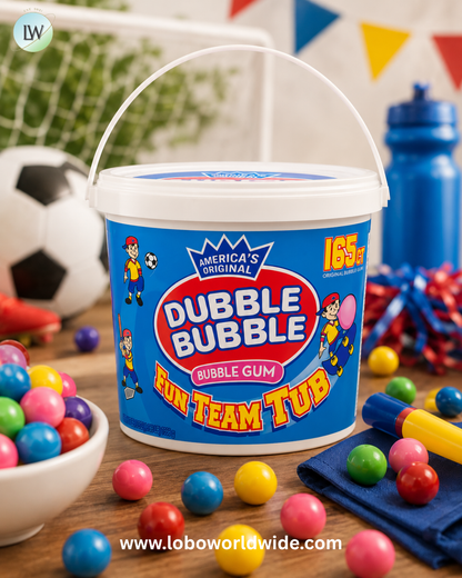 Dubble Bubble Gumball Machines Big Spiral Assorted Fruit Gumballs - 12ct