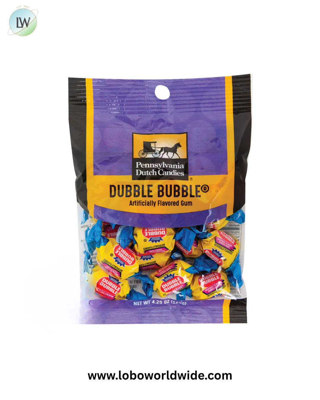 Dubble Bubble Peg Bags - 12ct