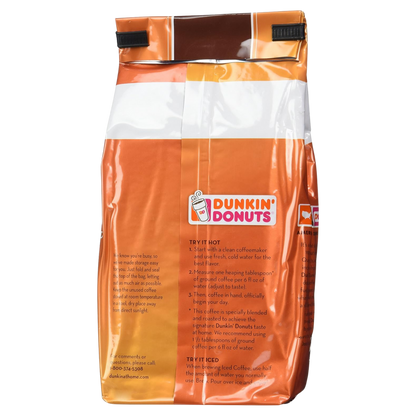 Dunkin Donuts Original Blend 12 OZ Ground Coffee (Pack of 2)