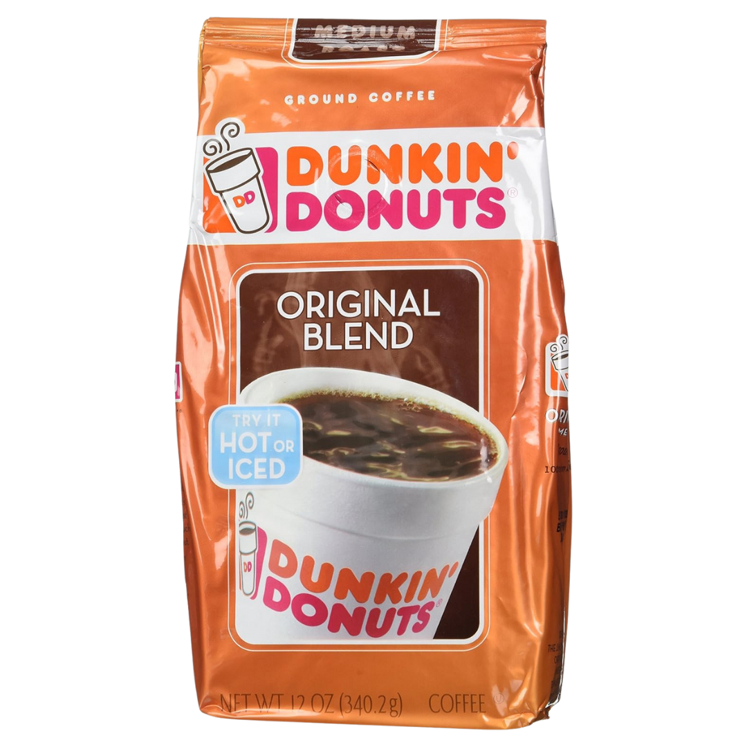 Dunkin Donuts Original Blend 12 OZ Ground Coffee (Pack of 2)