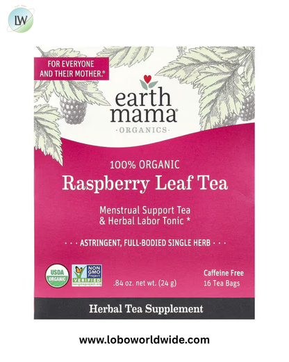 Earth Mama, Organics, Caffeine Free, 16 Tea Bags
