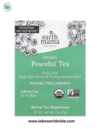 Earth Mama, Organics, Caffeine Free, 16 Tea Bags