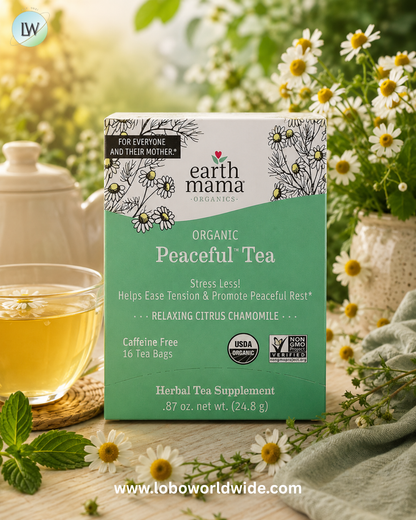 Earth Mama, Organics, Caffeine Free, 16 Tea Bags