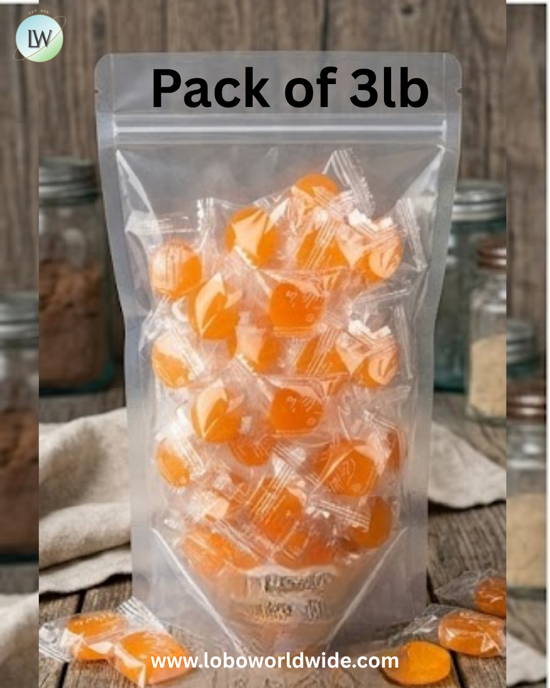 Eda's Peach Sugar Free Candy