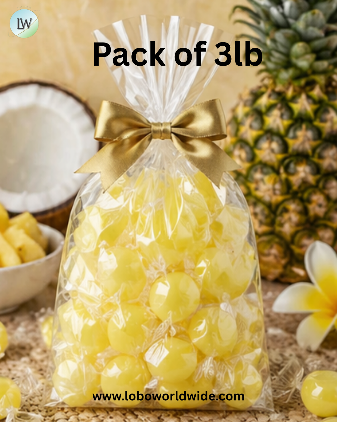 Eda's Pina Colada Sugar Free Candy