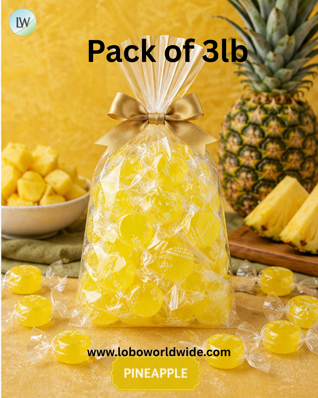 Eda's Pineapple Sugar Free Candy