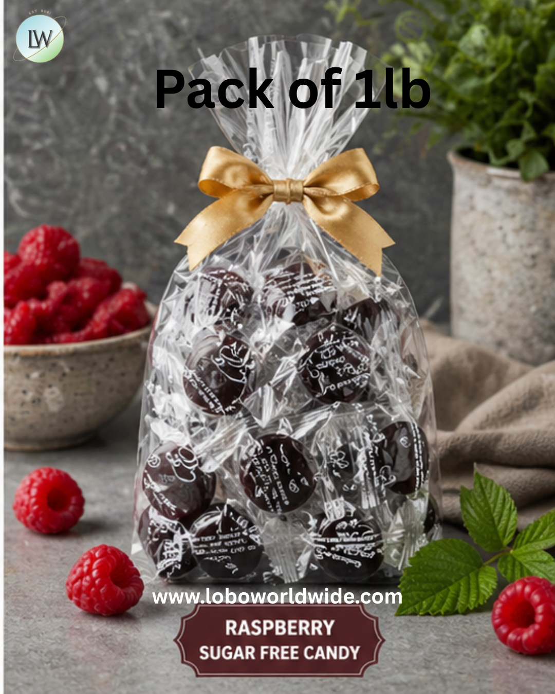 Eda's Raspberry Sugar Free Candy
