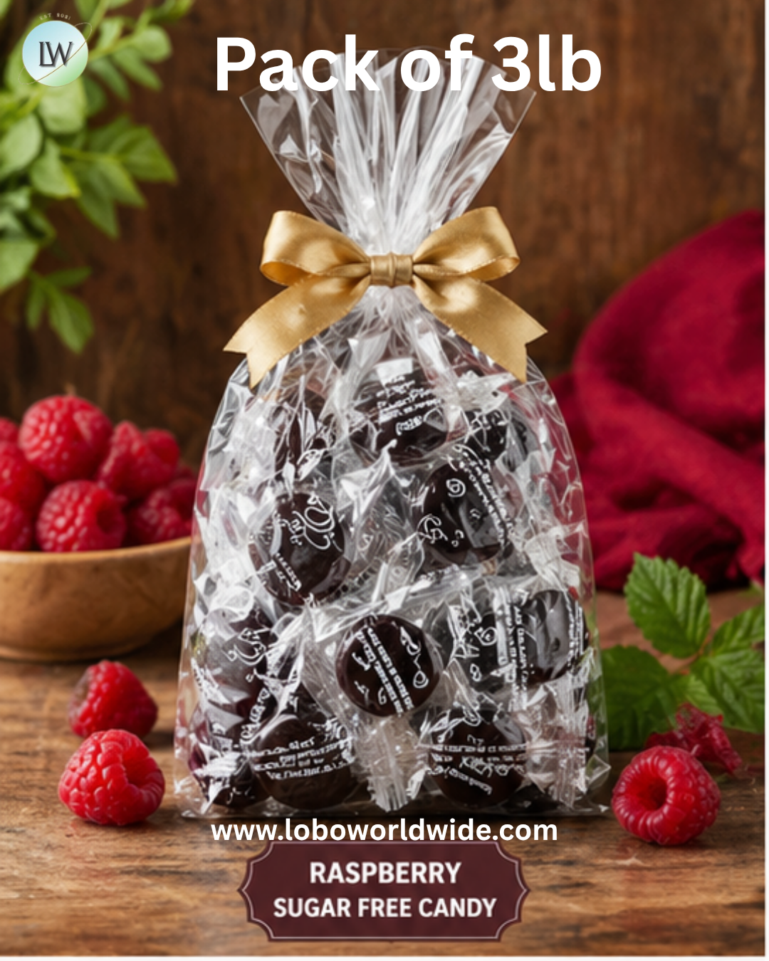 Eda's Raspberry Sugar Free Candy