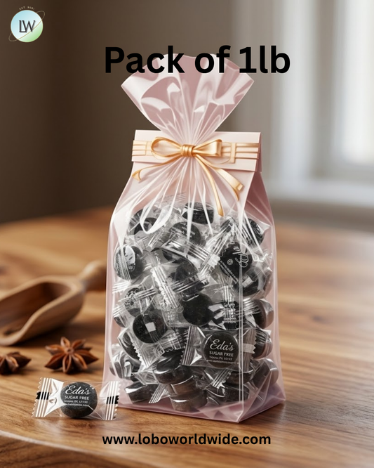 Eda's Black Licorice Sugar Free Candy