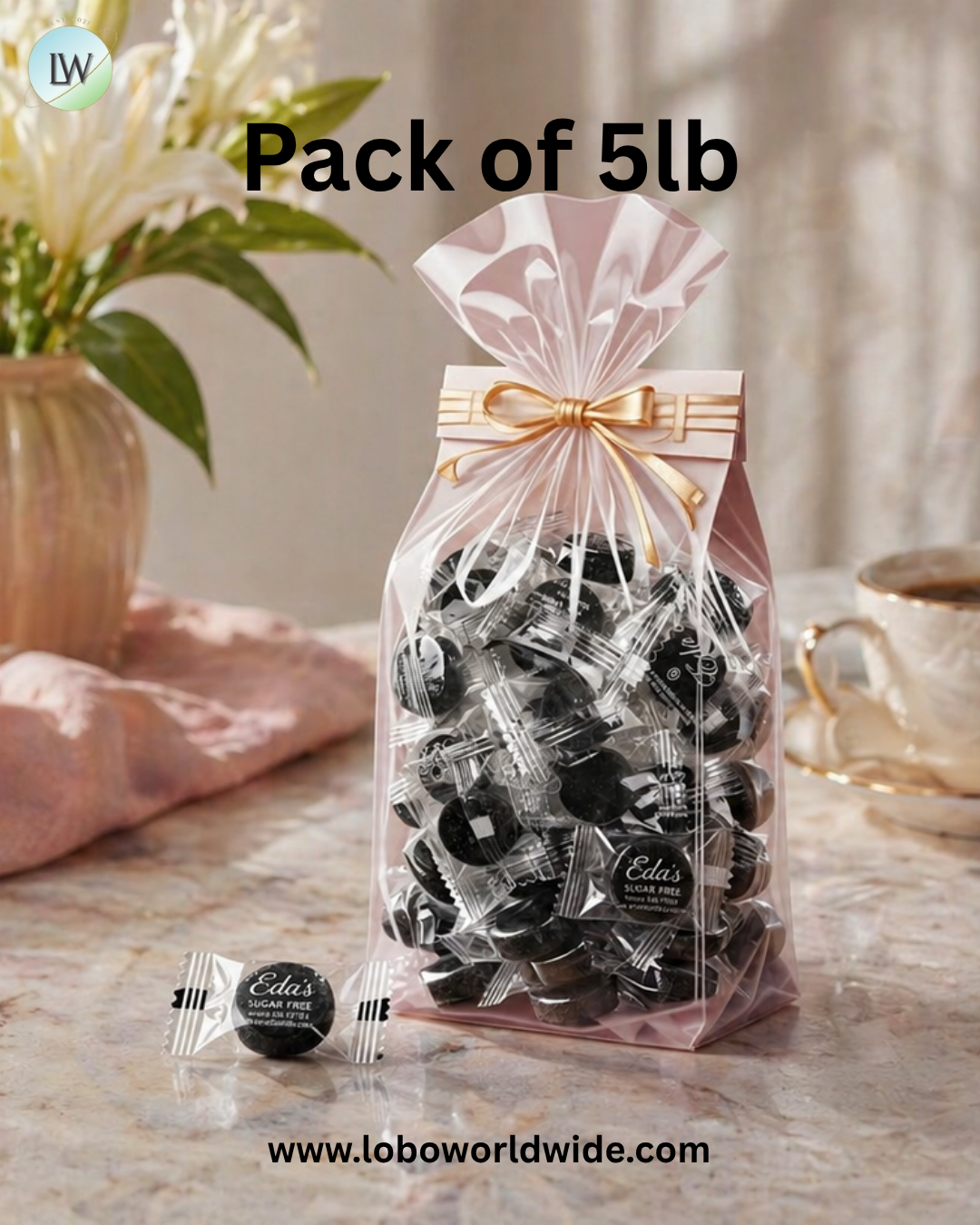 Eda's Black Licorice Sugar Free Candy