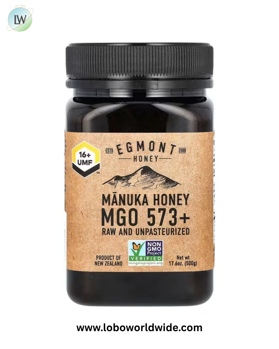 Egmont Honey, Manuka Honey, Raw & Unpasteurized, UMF™ 16+, MGO 575+
