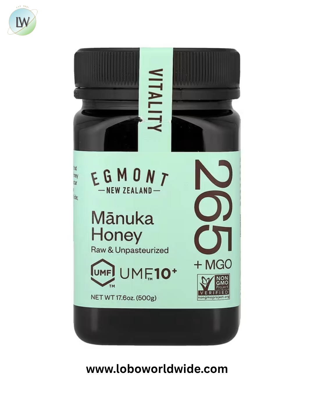 Egmont Honey, Manuka Honey, Raw & Unpasteurized, UMF™10+, MGO 265+