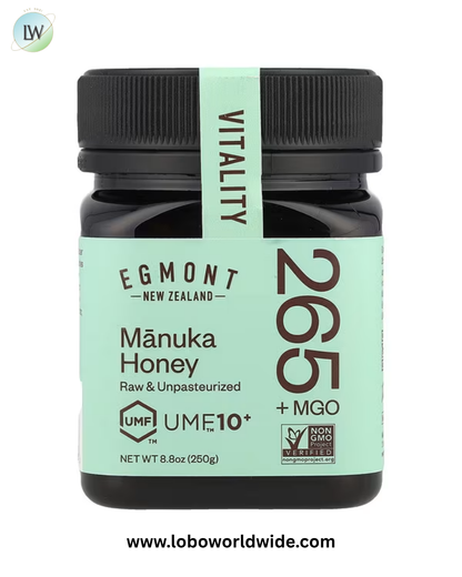 Egmont Honey, Manuka Honey, Raw & Unpasteurized, UMF™10+, MGO 265+