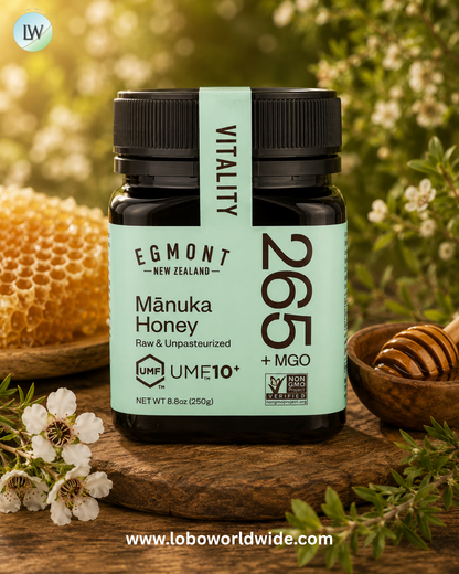 Egmont Honey, Manuka Honey, Raw & Unpasteurized, UMF™10+, MGO 265+