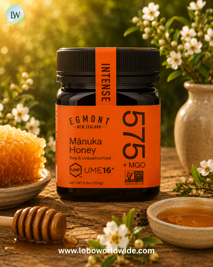 Egmont Honey, Manuka Honey, Raw & Unpasteurized, UMF™ 16+, MGO 575+
