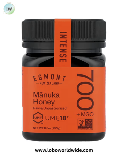 Egmont Honey, Manuka Honey, Raw & Unpasteurized, UMF™ 18+, MGO 700+, 8.8 oz (250 g)