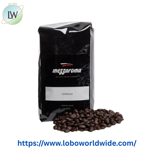 Ellis Mezzaroma Dark Regular Ground Espresso 12 oz. - 6/Case