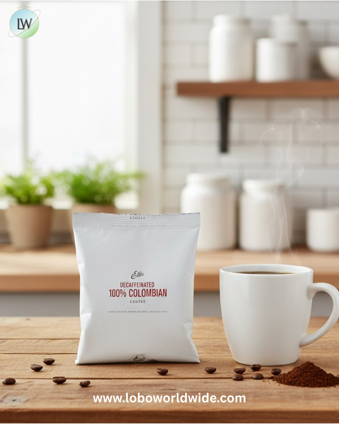 Ellis Coffee Packet – 2 oz. & 2.5 oz. (Various Flavours)