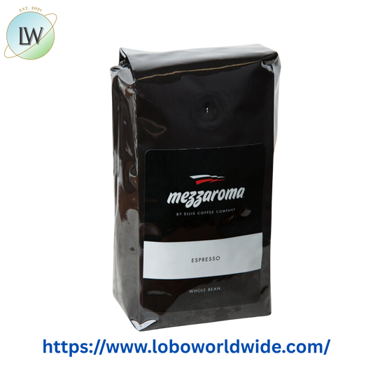 Ellis Mezzaroma 12 oz. Dark Regular Whole Bean Espresso - 6/Case