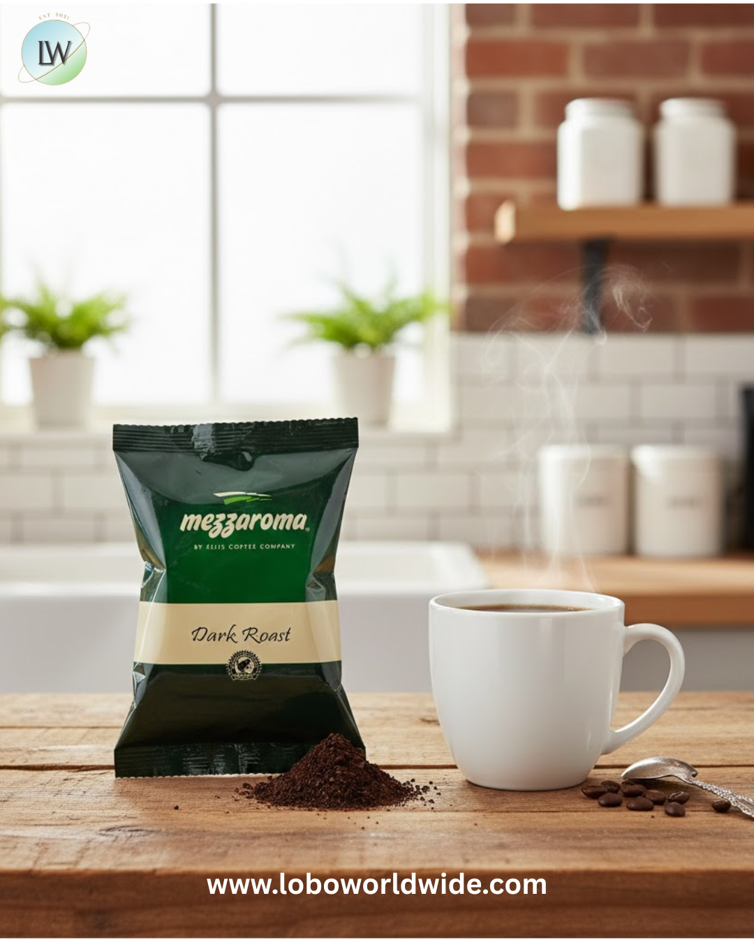 Ellis Mezzaroma 2.5 oz. Coffee Packet - 24/Case (various flavours)