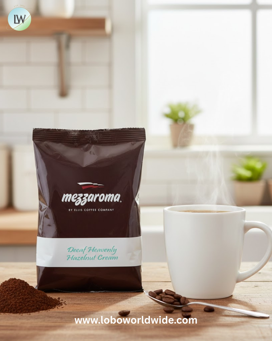 Ellis Mezzaroma 2.5 oz. Coffee Packet - 24/Case (various flavours)