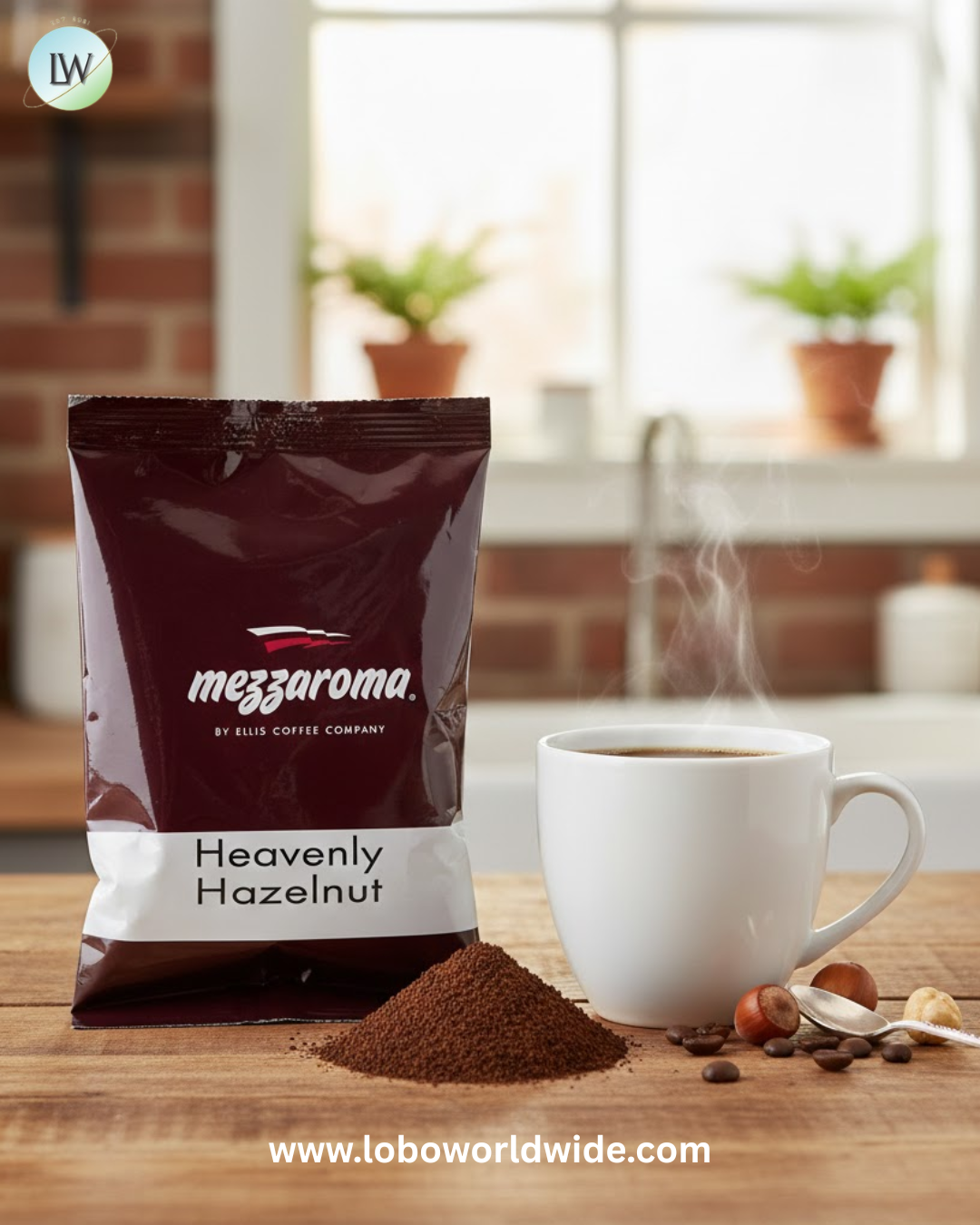 Ellis Mezzaroma 2.5 oz. Coffee Packet - 24/Case (various flavours)