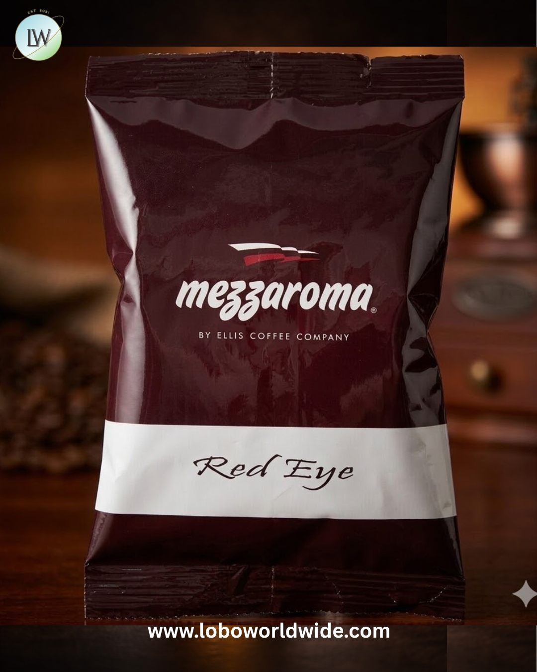 Ellis Mezzaroma 2.5 oz. Coffee Packet - 24/Case (various flavours)